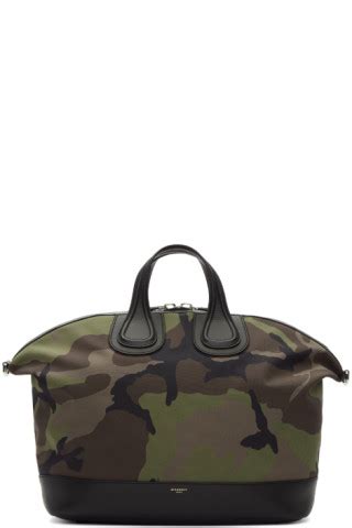 ssense givenchy nightingale|Givenchy: Multicolor Camo Nightingale Bag .